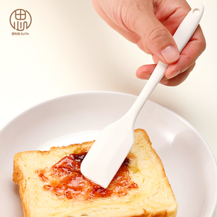 硅胶小号迷你刮刀抹刀一体式搅拌刀刮铲刮勺子果酱黄油耐高温烘焙