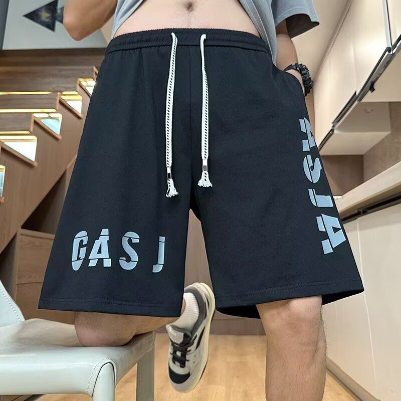 夏季轻薄速干男士户外运动短裤篮球健身透气宽松跑步四分裤薄款