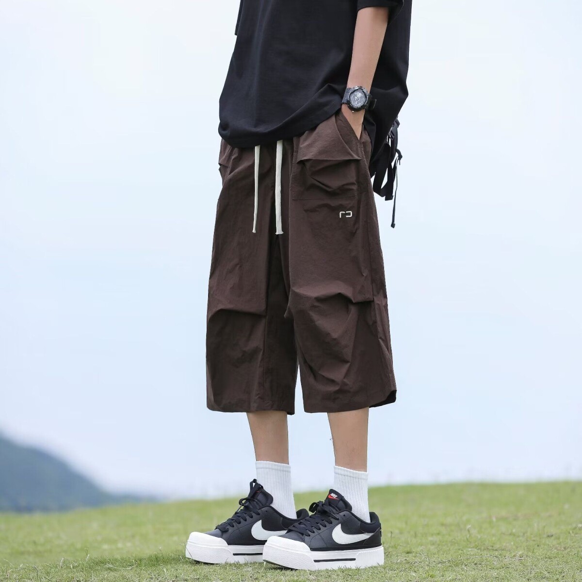 夏季13青少年休闲裤男孩14岁大童15初中高中学生12薄款运动工装裤