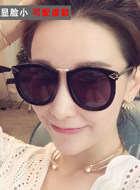 大框近视墨镜女款2025新款网红偏光太阳眼镜开车防紫外线配度数