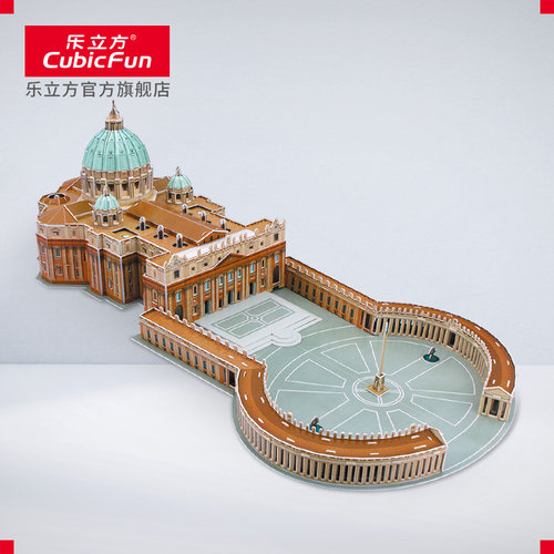 乐立方圣彼得大教堂3D立体拼图