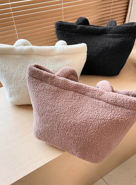 母鸡家！女士再生抓绒 托特包 挎包 手提包包