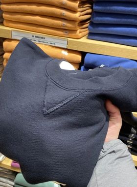 日单优品 秋季男士基础款纯色百搭针织毛圈圆领套头长袖休闲卫衣