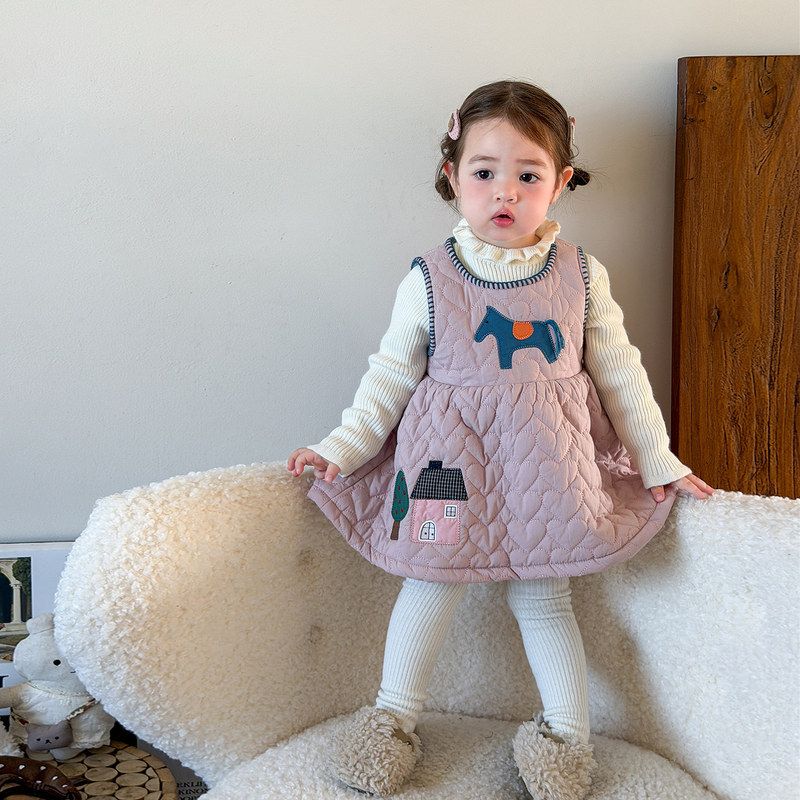 女宝宝春秋款洋气连衣裙