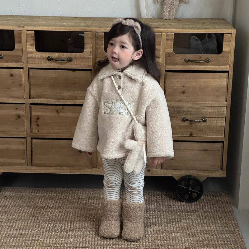 2025冬季童装毛绒卫衣加厚外套女童婴幼儿加厚条纹打底裤保暖套装,童装/婴儿装/亲子装,套装,淘宝优惠券,粉丝福利购,淘宝优惠卷