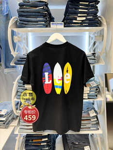 Lee宽松休闲重磅落肩专柜正品 K11000 T恤青春潮流LMT0069393RX00F