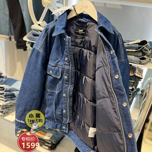 Lee男装加绒牛仔羽绒服夹克保暖时尚百搭LMT006269201723-898L00