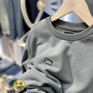 Lee商场同款重磅加绒保暖内搭卫衣休闲衫LMT008839100893-K11000