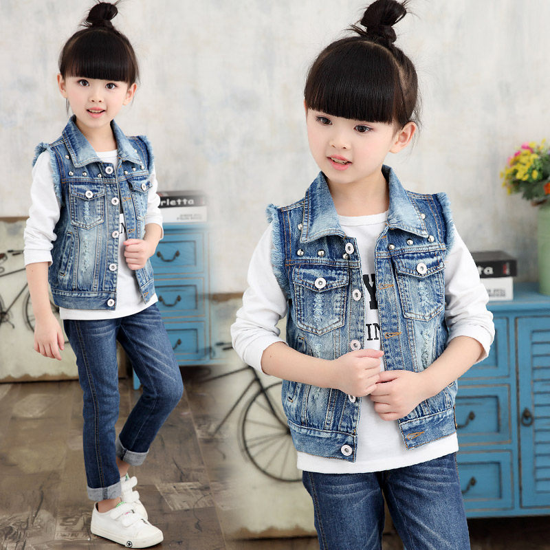 Gilet fille en toile - Ref 2070742 Image 3