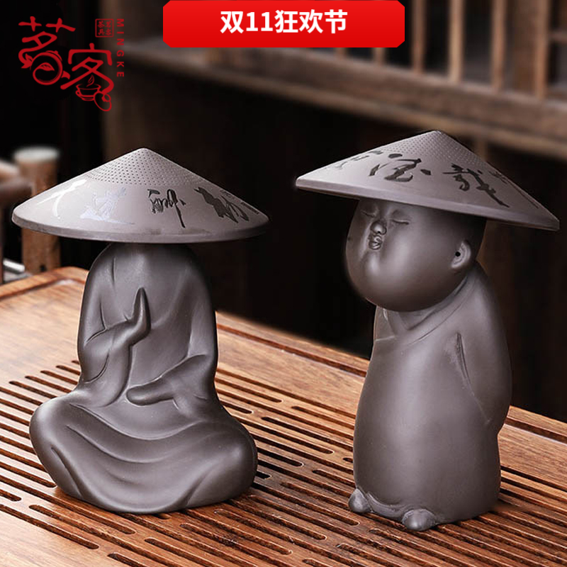 茗客茶漏茶滤茶宠摆件创意
