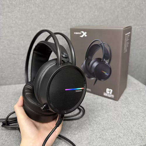 西伯利亚C7/C5电竞游戏耳机有线USB7.1听声辩位CF吃鸡三角洲耳机