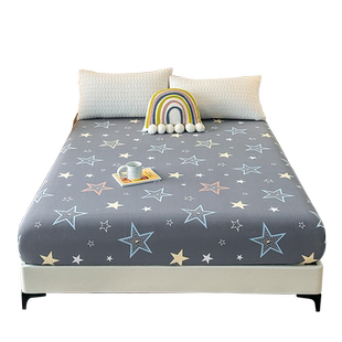 厚实纯棉学生宿舍床笠款90x190单人1.2米1.35米床罩床垫保护罩套