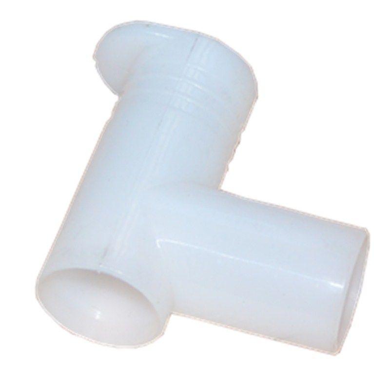 转角 牛角接头塑料配件 单杆双杆用 22/22不锈钢管用直角链接90度