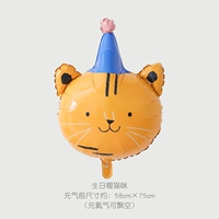 Шляпа на день рождения кот алюминиевая пленка