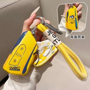 适用大众id3钥匙套高尔夫8/8rline/7嘉旅八代id4扣id4x揽境壳包男