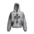 Gray Fleece-Lined