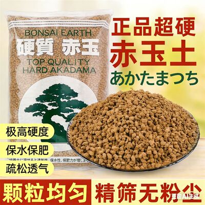 赤玉土正品精筛多肉专用盆景铺面造景颗粒爬虫龟土种花盆栽通用