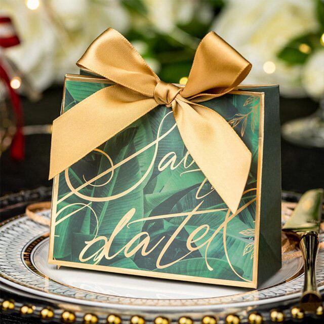 30pcs wedding favors packaging bag paper gift box for guests
