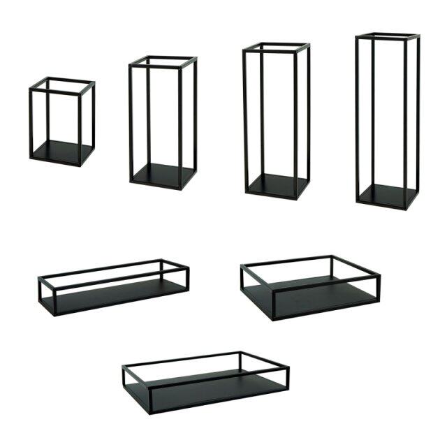 2022 new retro iron geometric shape storage rack perfume dis