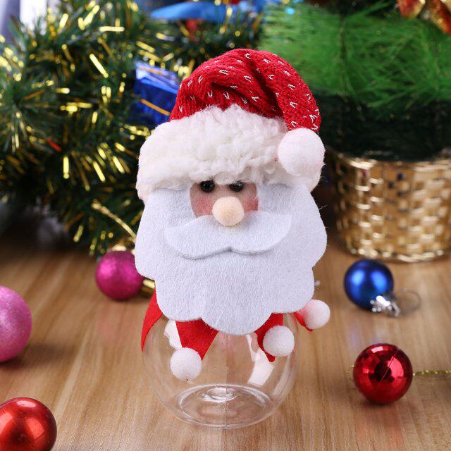 christmas gift bags candy jar storage bottle santa bag sweet