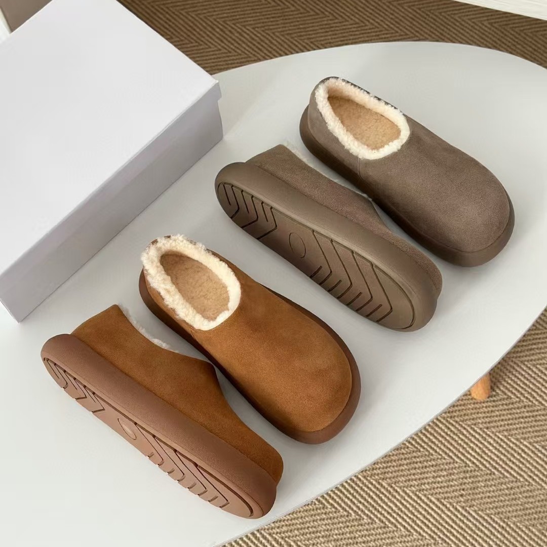 UG同款小土豆纯羊毛厚底雪地靴