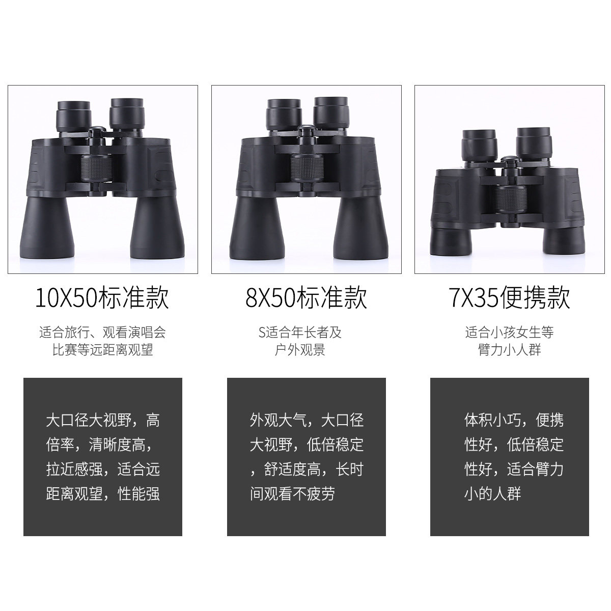 琅途双筒望远镜高倍超高清夜视演唱会专用望眼镜人体儿童户外专业