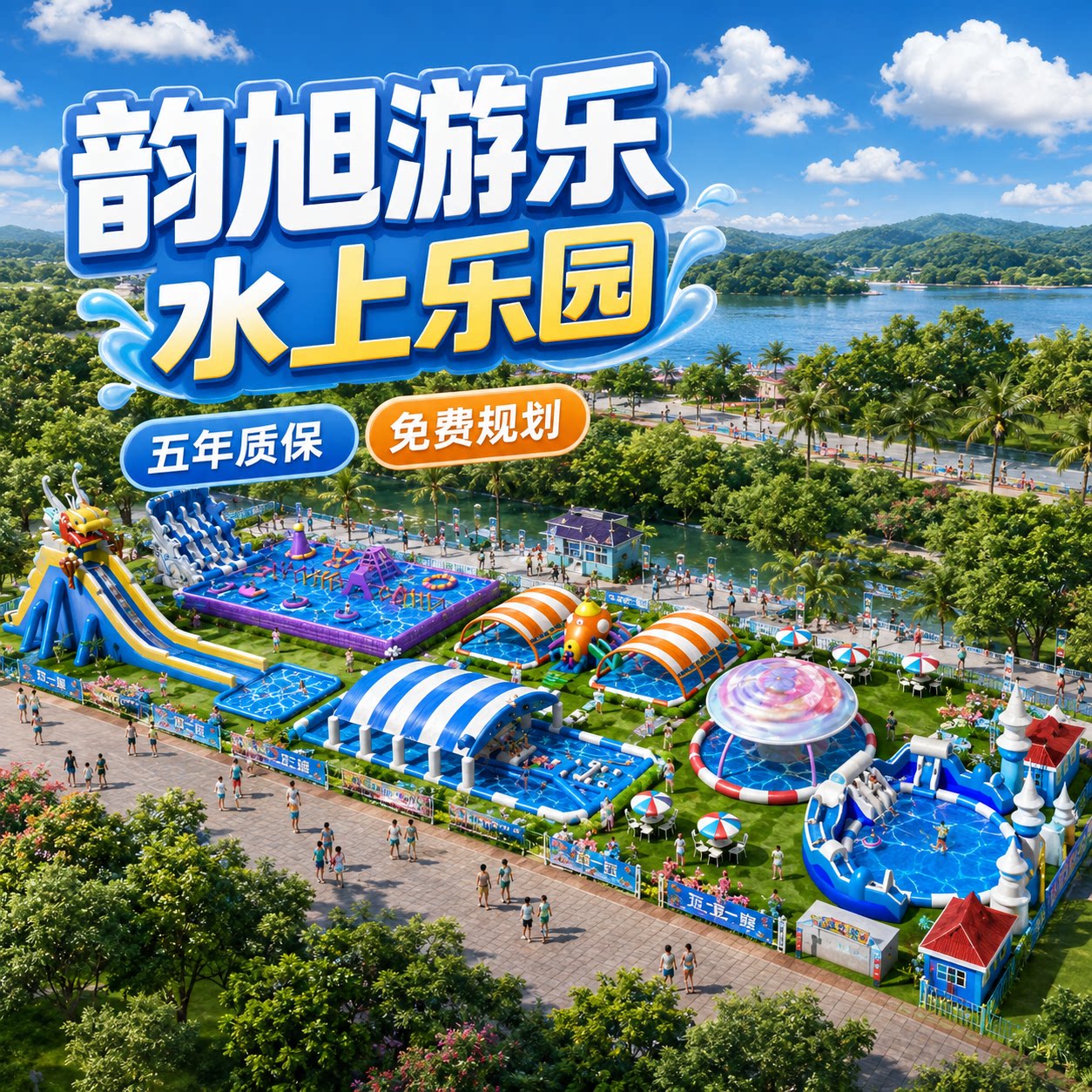 闯关定制水上乐园韵进厂家大型图片