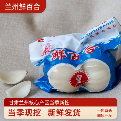兰州新鲜甜百合当季新挖十六头非干货食用新鲜百合甘肃特产包邮