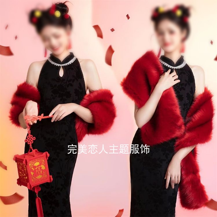 新款新年中国风复古旗袍