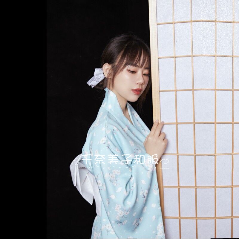 和服小清新改良日式和风连衣裙
