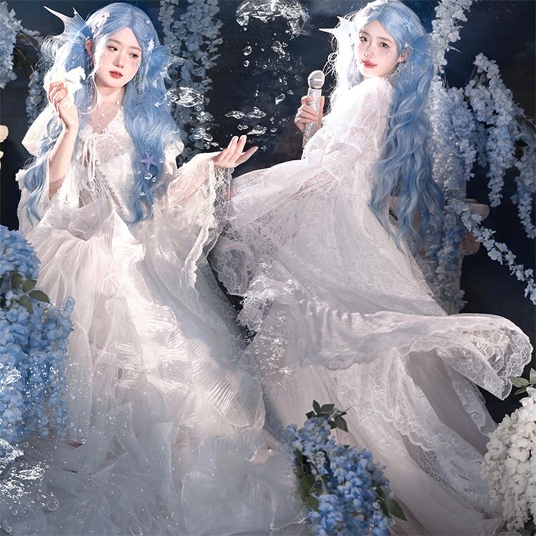礼服婚纱海边旅拍艺术照摄影服装