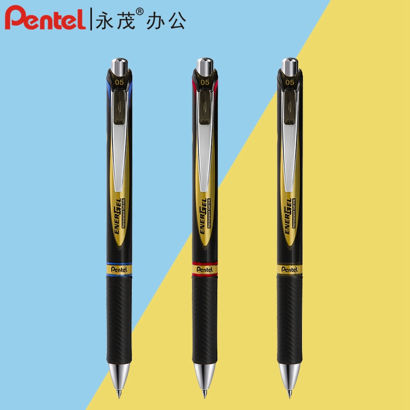 派通顺滑防水蓝黑色日本进口文具