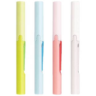 日本文具plus普乐士剪刀twiggy便携式笔形随身迷你手帐家用diy手工美工折叠学生幼儿园儿童剪纸裁缝进口剪刀