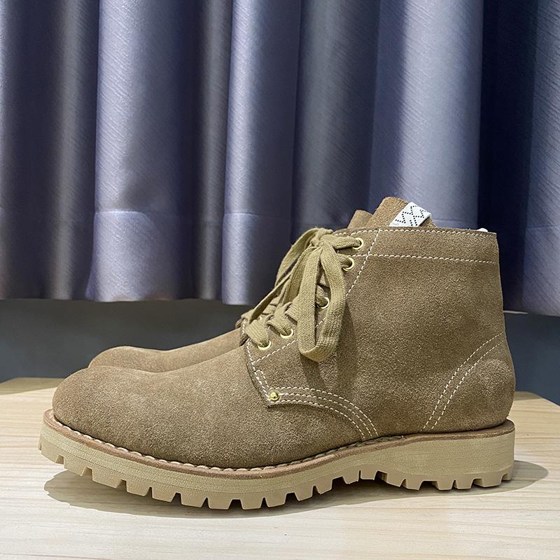 Visvim uncle gui  余文乐联名款固特异手工鞋马丁靴鹿皮日系潮鞋