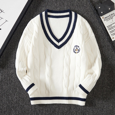 男女童加厚毛衣学校班服打底衫