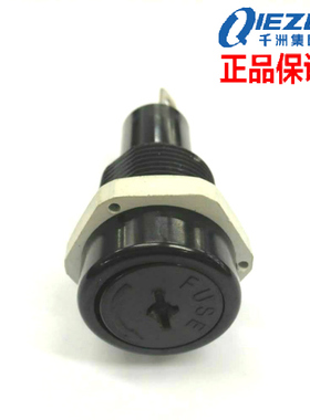 MF528 优 6*30保险丝座 黑色保险管座 MF528 平头十字保险座 焊线