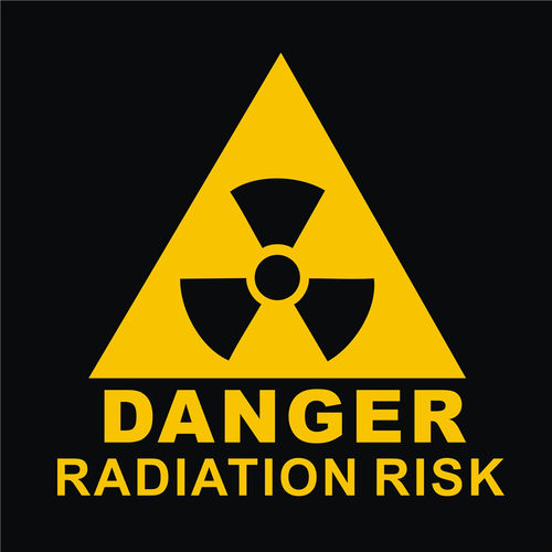 汽车反光贴纸防雨水潮流辐射安全标识警示贴JS031危险别靠近定制