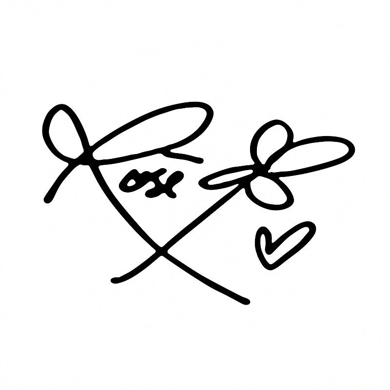 防水镂空反光汽车贴纸韩国blackpink女子组合主唱a53朴彩英签名帖