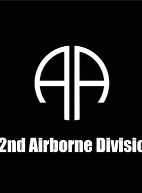 防水反光汽车贴纸二战盟军电影兄弟连伞兵JS026美军第82空降师标