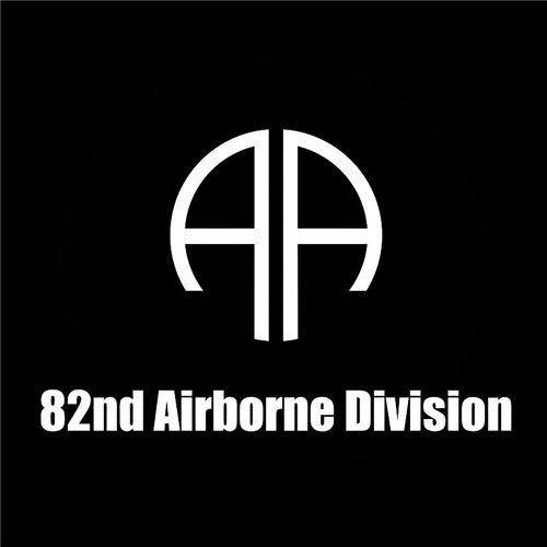 防水反光汽车贴纸二战盟军电影兄弟连伞兵JS026美军第82空降师标