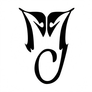 防水反光汽车贴纸笔记本A186MJ迈克尔杰克逊Michael Jackson标志