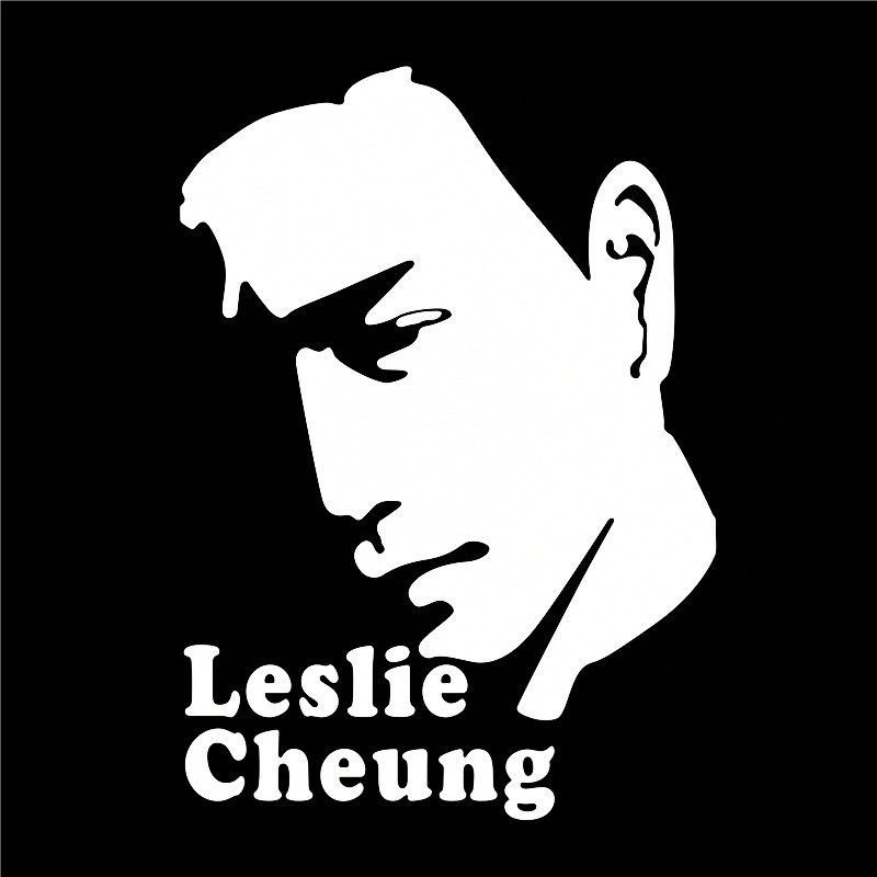防水反光汽车贴纸纪念哥哥leslie cheung纵横四海a33张国荣头像贴