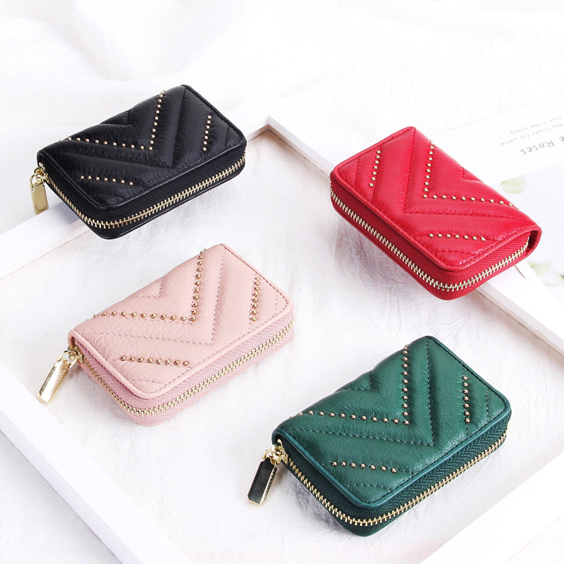 多卡位大容量男女士式卡包证件小巧超薄精致高档名片夹真牛皮套韩