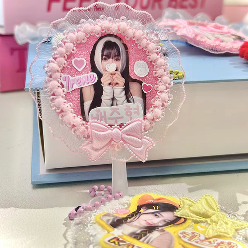 MuMu*手作 Mini应援扇DIY成品 挂件/钥匙扣 明星周边 可定制