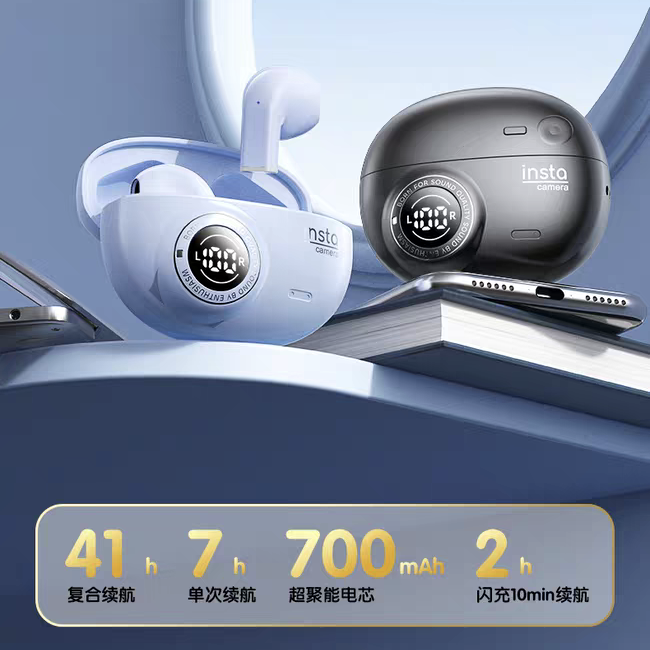 「智联app」新款T13无线蓝牙耳机短柄迷你入耳高品质降噪耳零压感