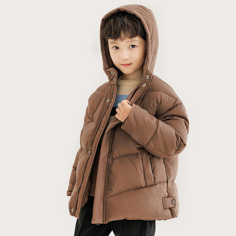 纯一良品男宝宝羽绒服连帽2-5岁