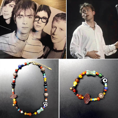 Damonalbarn同款玛瑙项链手链