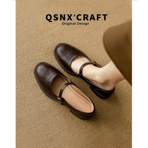 英伦风玛丽珍鞋女复古低跟单鞋