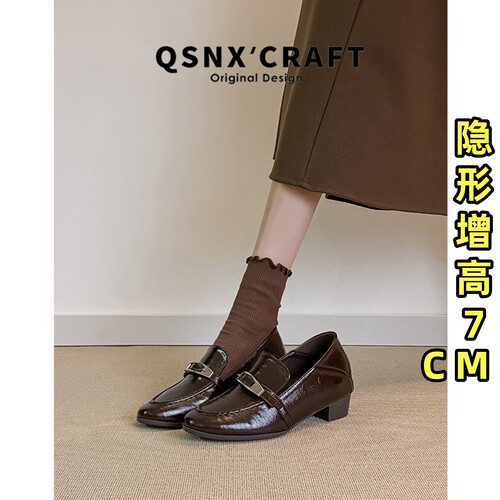 英伦风皮JK小皮鞋女通勤乐福鞋