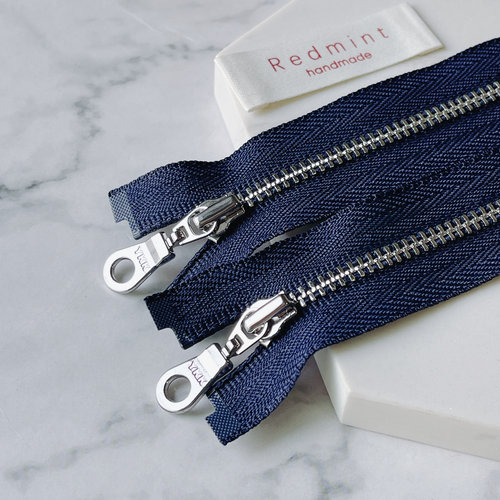 3号高档保色YKK亮银拉链外套开衫